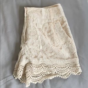 Lace shorts